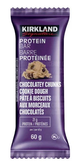 커클랜드 프로틴바 초코칩 쿠키도우