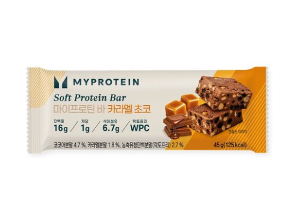 마이프로틴 소프트 단백질바 (카라멜 초코)