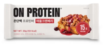 온단백 프로틴바 (애플크랜베리)