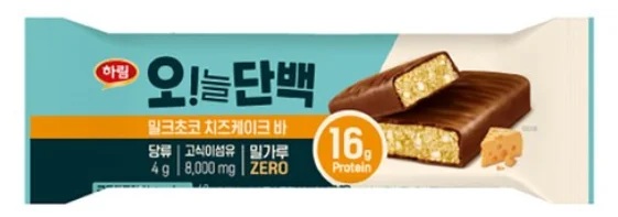 오늘단백 밀크초코 치즈케이크 바