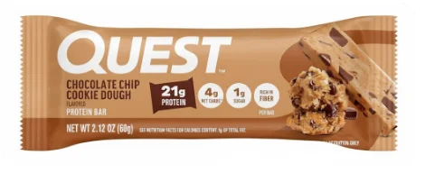퀘스트 뉴트리션 단백질바 (초코칩 쿠키도우)