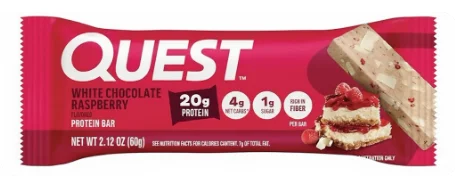 퀘스트 뉴트리션 단백질바 (화이트 초콜릿 라즈베리)
