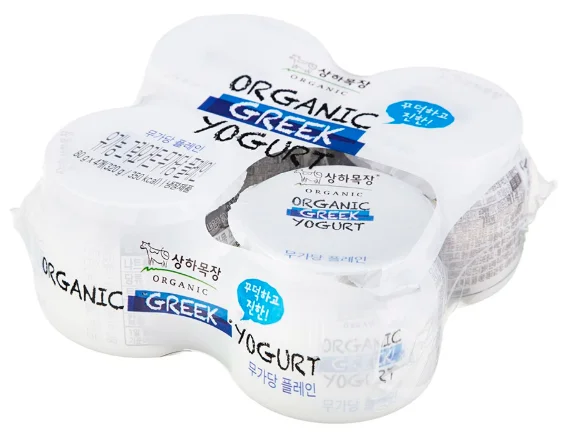 상하목장 상하목장 유기농 그릭요거트 무가당 플레인 80g