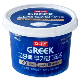 후디스 후디스 고단백 무가당 그릭요거트 400g
