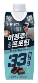 세븐일레븐 이정후 프로틴 (초콜릿)