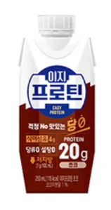 롯데웰푸드 이지프로틴 저당 (초콜릿)