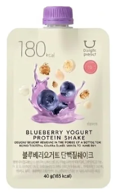 딜라이트 프로젝트 단백질 쉐이크 (블루베리요거트)