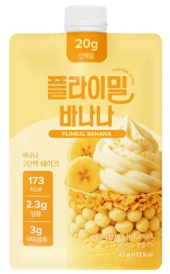 플라이밀 단백질 쉐이크 (바나나)