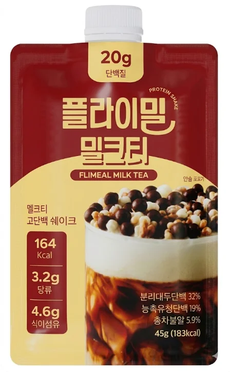 플라이밀 단백질 쉐이크 (밀크티)