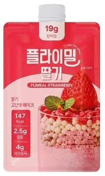 플라이밀 단백질 쉐이크 (딸기)