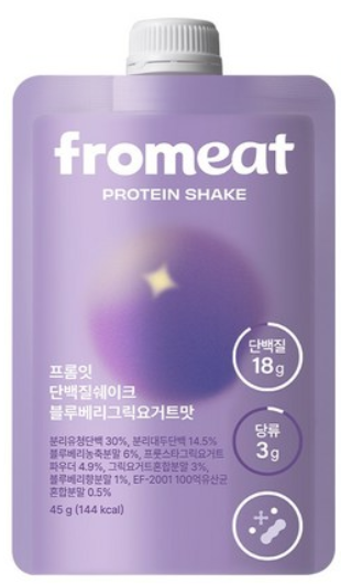 프롬잇 단백질 쉐이크 (블루베리그릭요거트)
