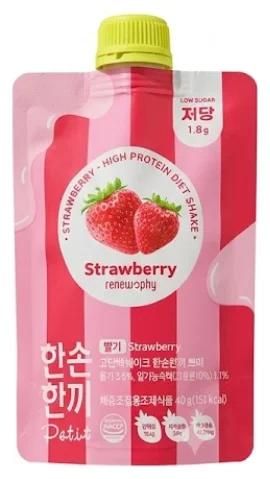 한손한끼 Petit 단백질 쉐이크 (딸기)