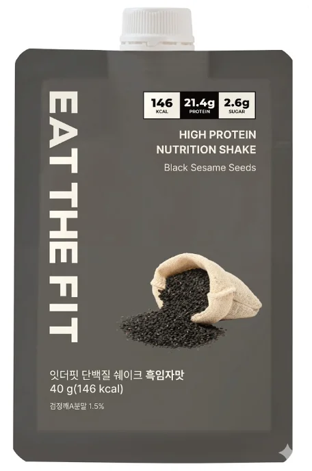 잇더핏 단백질 쉐이크 (흑임자)