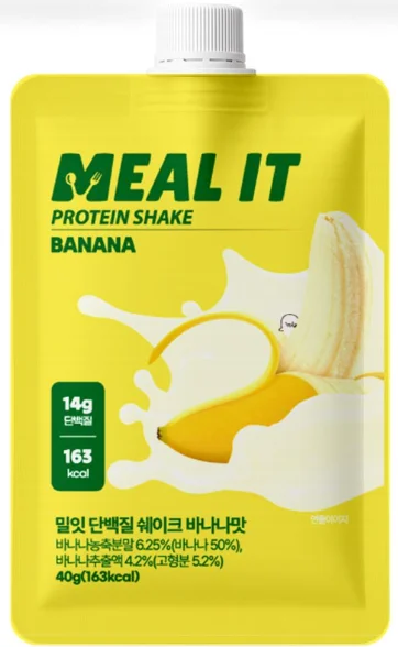 밀잇 단백질 쉐이크 (바나나맛)
