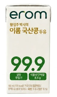 이롬 황성주 박사의 국산콩 두유 99.9