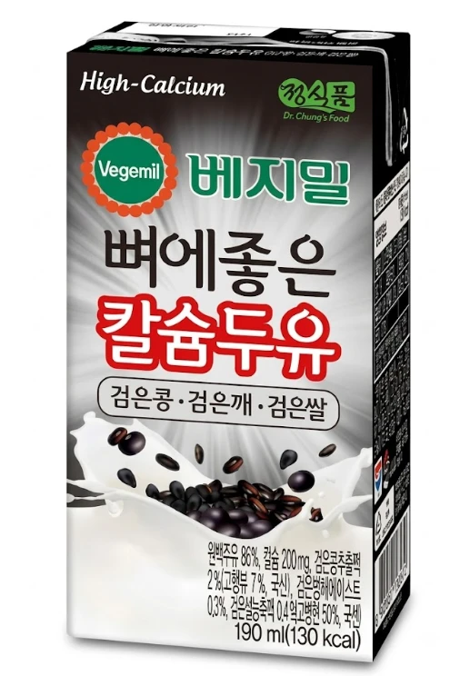 베지밀 뼈에좋은 칼슘두유 검은콩·검은깨·검은쌀